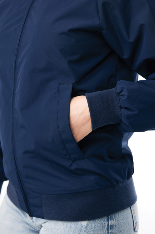 IQONIQ Odin mestská bunda z recyklovaného polyesteru námornícka modrá 4XL 15