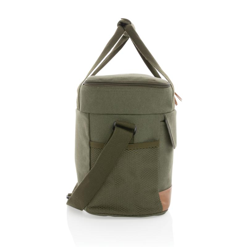 Veľká chladiaca taška Impact z 16 oz. recykl. canvas AWARE™ zelená 4