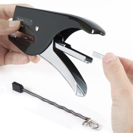 Zošívačka, ručná, 21/4, 12 listov, RAPESCO "SP-64", čierna 3