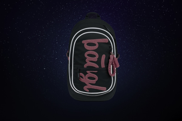 BAAGL SADA 3 Core Logo ružová: batoh, peračník, vrecko GRS 8