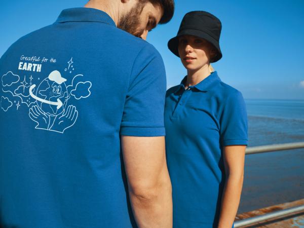 Polo tričko IQONIQ Yosemite z recykl. bavlny kráľovská modrá XXS 3