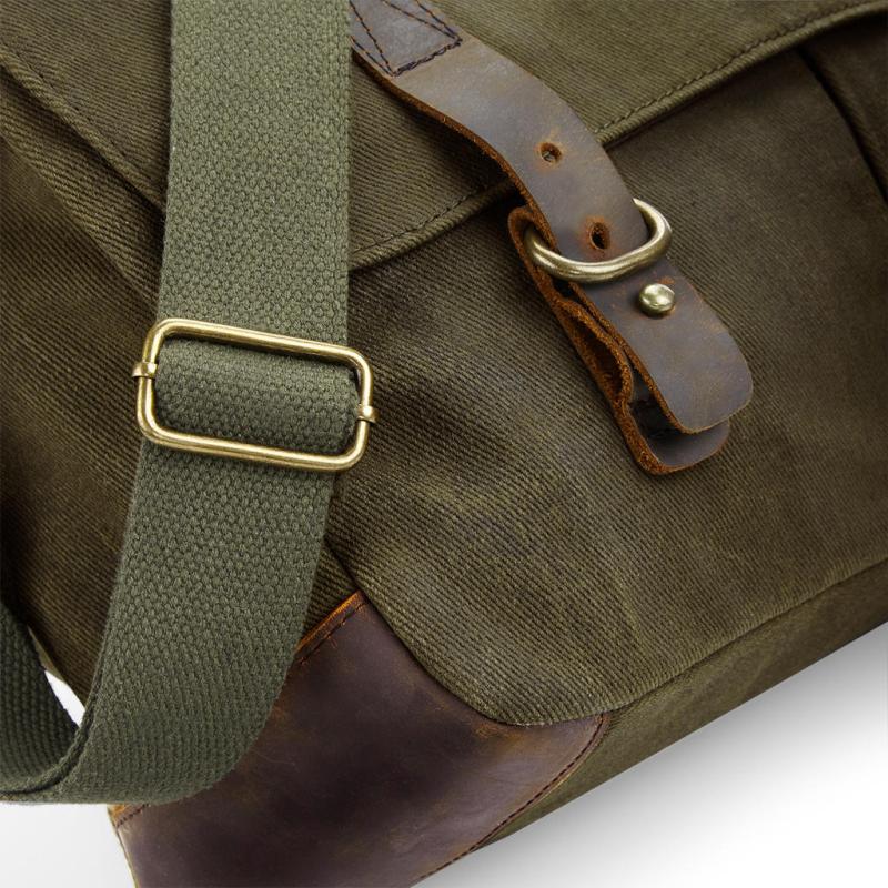 Taška Messenger Heritage Waxed Canvas 4