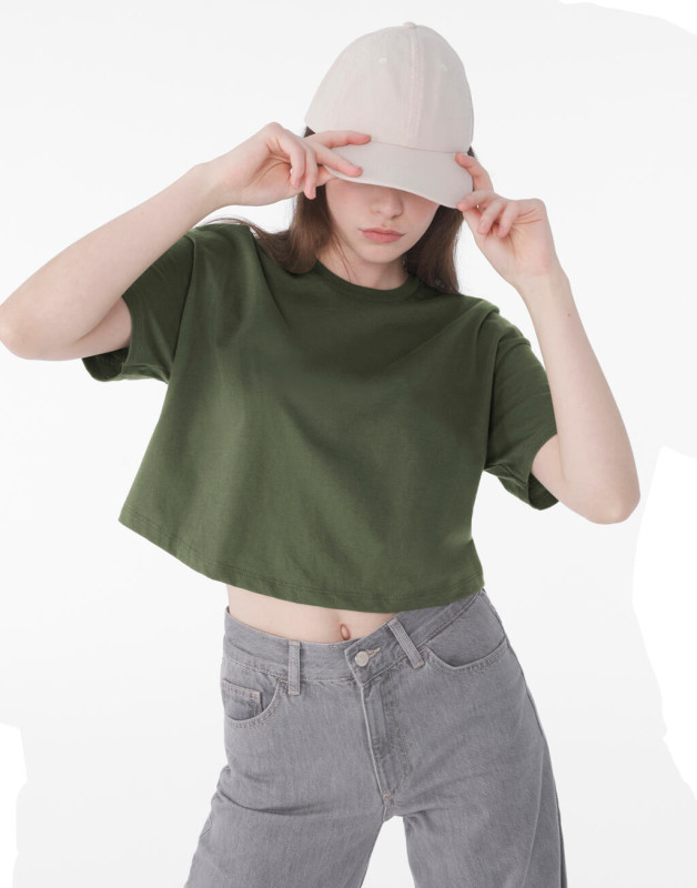 Jersey Crop dámske tričko 5