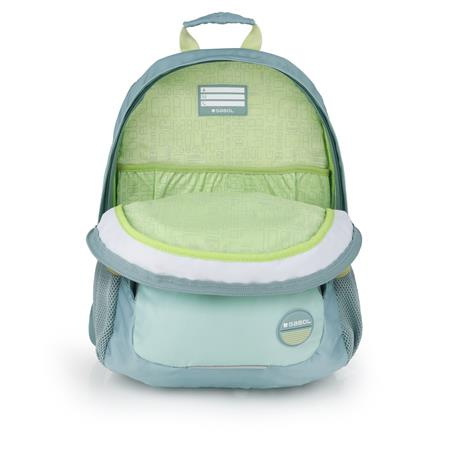 Školská taška, so zipsom, GABOL "Whisper", mätovo zelená 4