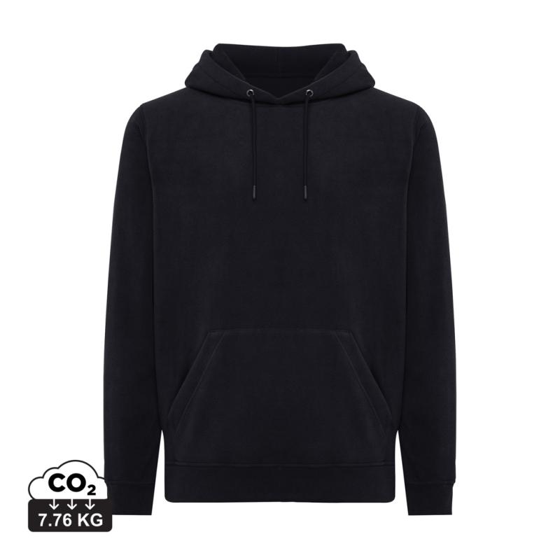 Micro fleece mikina IQONIQ Trivor z recykl. polyesteru čierna 4XL