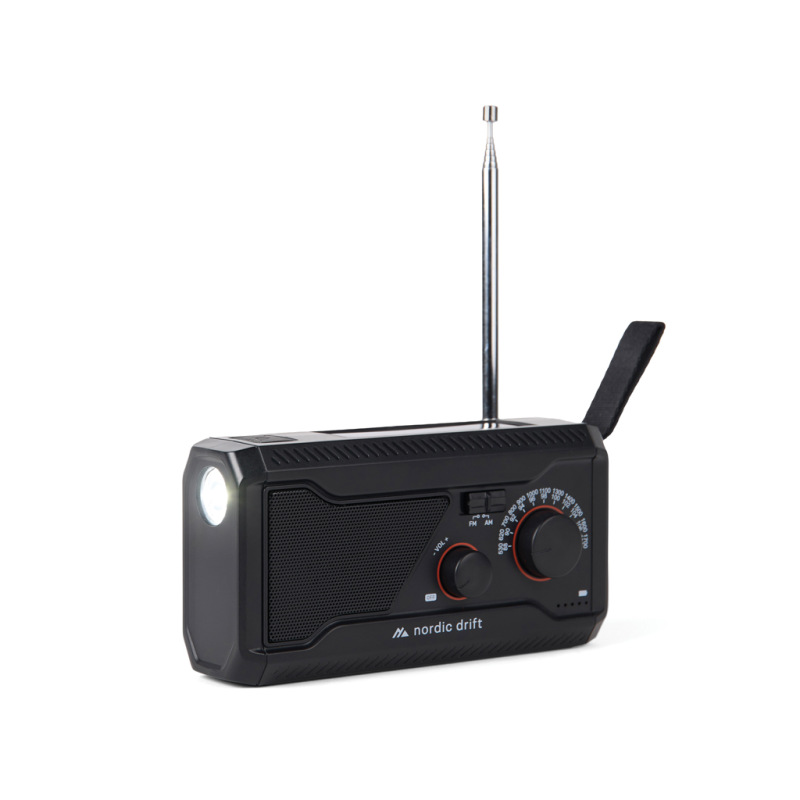 Nordic Drift Titan IPX4 multifunkčné rádio 4000 mAh čierna 3