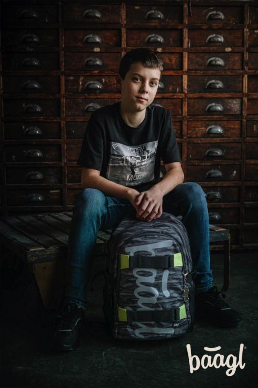 BAAGL  Školský batoh Skate Grey 14