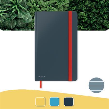 Záznamová kniha, A5, linajková, 80 listov, tvrdá obálka, LEITZ "Cosy Soft Touch", matná si 2