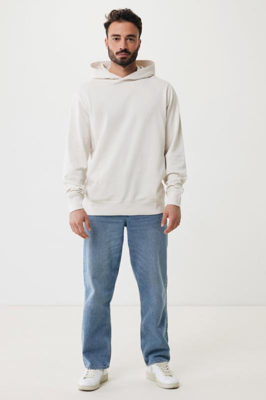 Mikina s bočnými vreckami IQONIQ Yengo z rec. bavlny ivory white XXL 6