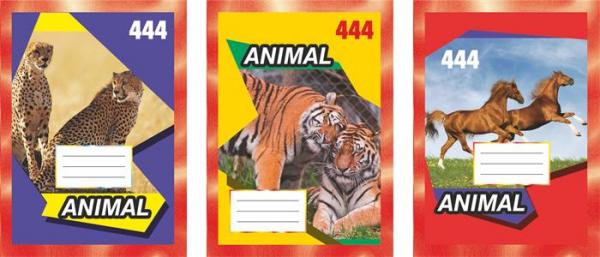 . Zošit, školský, A4, linajkový, 40 listový, "444"
