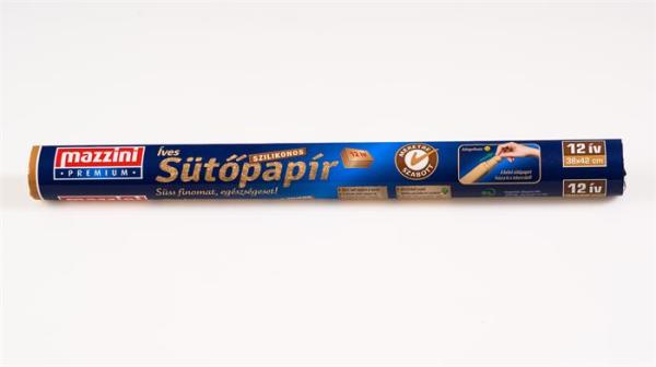 Papier na pečenie, silikónový, 12 hárkov, MAZZINI "Premium" 1