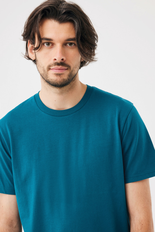 Tričko IQONIQ Brett z recykl. bavlny dark teal XL 9