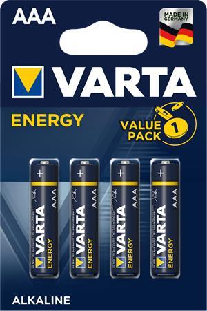 Batéria, AAA, mikrotužková, 4 ks, VARTA "Energy" 1