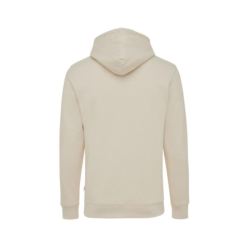 Nefarbená mikina s kapucňou IQONIQ Torres z recykl. bavlny natural raw 5XL 2