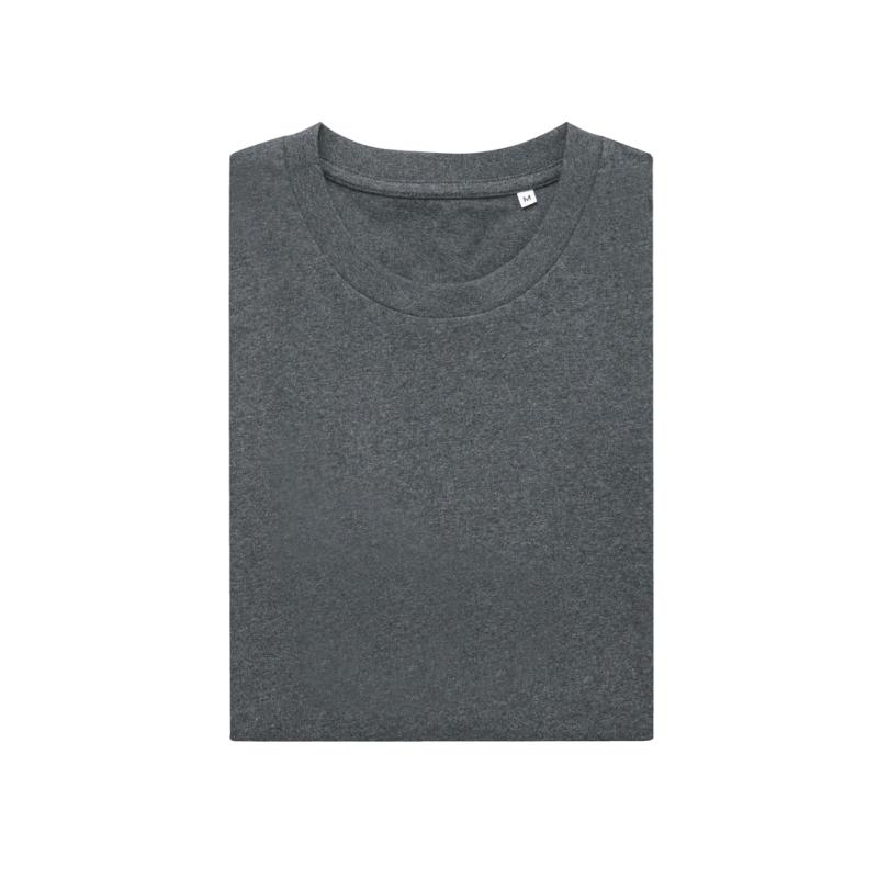 Nefarbené tričko IQONIQ Manuel z recykl. bavlny heather anthracite XL 4