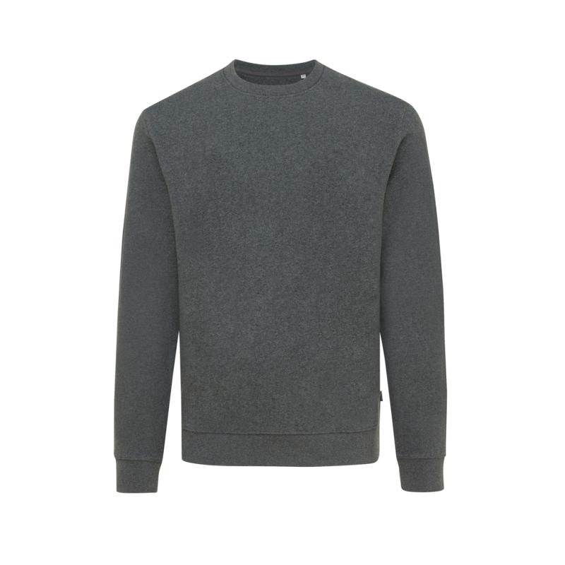 Nefarbená mikina IQONIQ Denali z recykl. bavlny heather anthracite XXL 1
