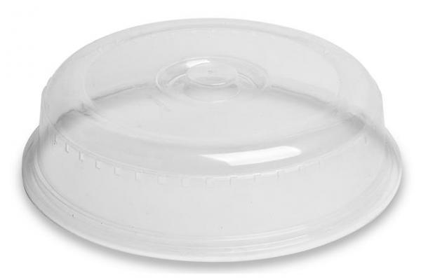 . Plastový kryt do mikrovlnnej rúry, priehľadný, 26 cm