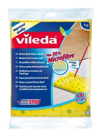 Utierka na podlahu, 30 % mikrovlákna, XXL veľkosť, VILEDA, žltá farba 1
