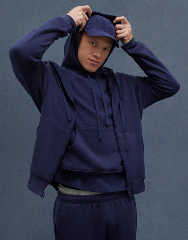 Unisex Sponge Fleece mikina s kapucňou 4