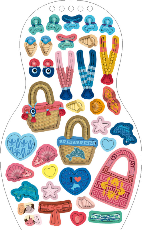 Obliekame grécke bábiky ELENA – Maľovanky 4