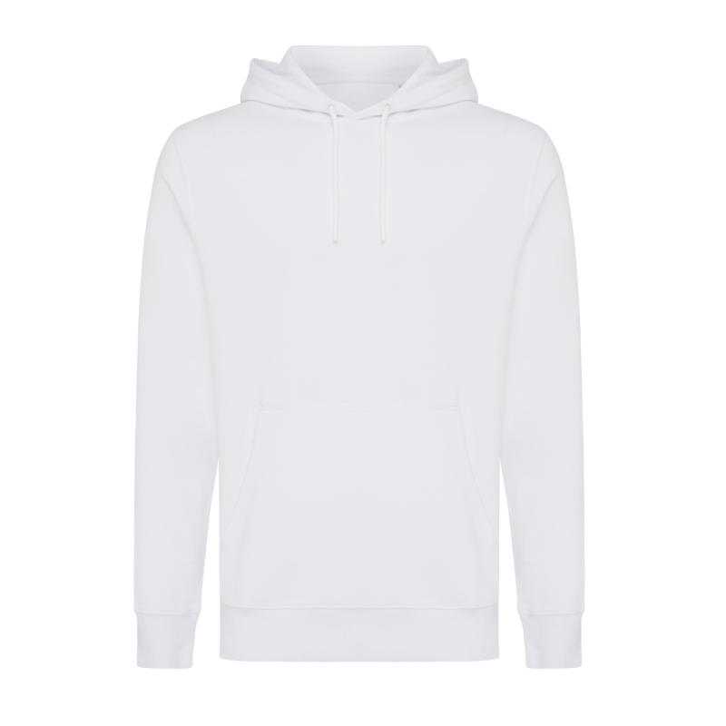 Ľahká mikina s kapucňou IQONIQ Rila z recykl. bavlny recycled white 4XL 1