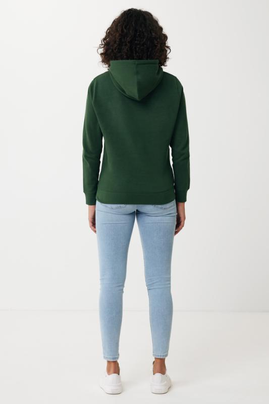 Ľahká mikina s kapucňou IQONIQ Rila z recykl. bavlny forest green XS 10