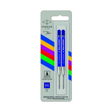 Náplň do guľôčkových pier, 1 mm, M, economy, PARKER "Royal", modrá 1