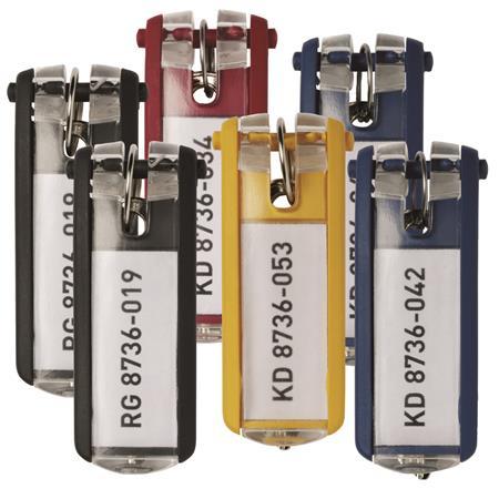 Kľúčenka, plastová, DURABLE "KEY CLIP", rôzne farby 1