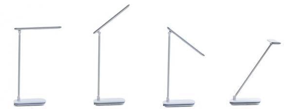 Stolová lampa, LED, nastaviteľná, USB, MAUL "Jazzy", biela 7