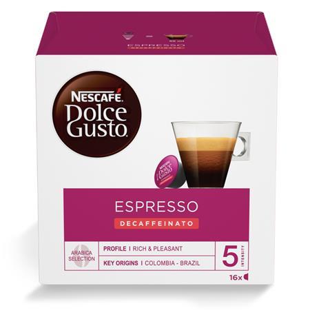 NESCAFE Kávové kapsuly, 16 ks, NESCAFÉ "Dolce Gusto Espresso", bezkofeínové 1