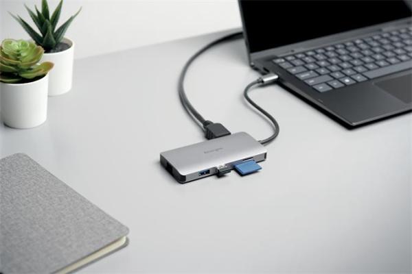Dokovacia stanica, 8 portov, USB-C, KENSINGTON "UH1400P" 6