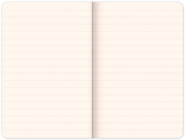 NOTIQUE Notes Think of me, linajkovaný, 11 x 16 cm 1