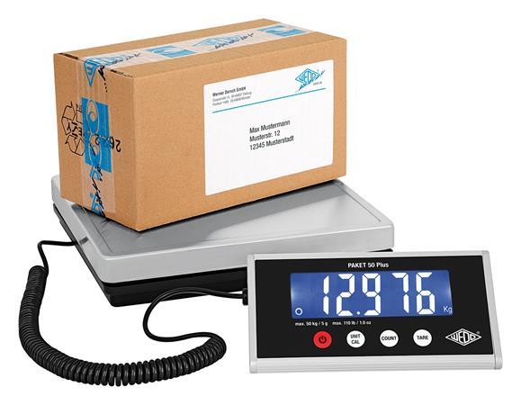 Balíková váha, digitálna,  nosnosť: 50 kg, WEDO "Paket 50 Plus" 2