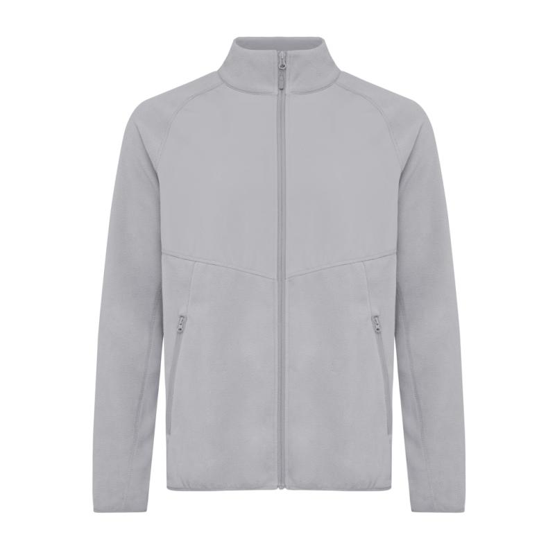 Micro fleece bunda na zips IQONIQ Talung z rec. polyesteru storm grey XS 1