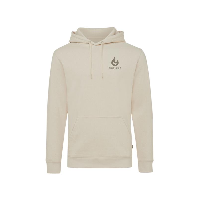 Nefarbená mikina s kapucňou IQONIQ Torres z recykl. bavlny natural raw 5XL 5