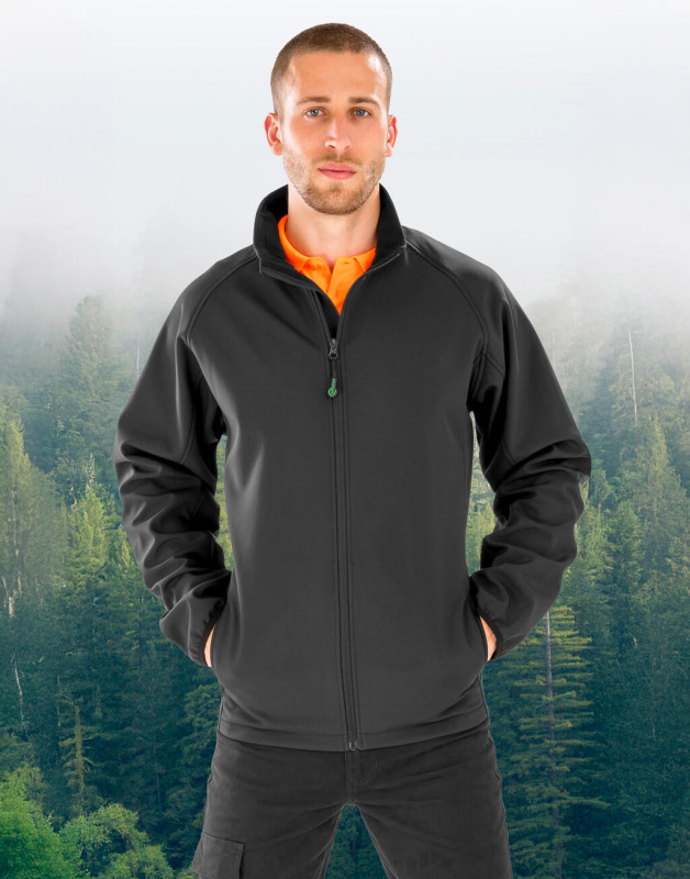 Pánska bunda Recycled Printable Softshell Jacket 2