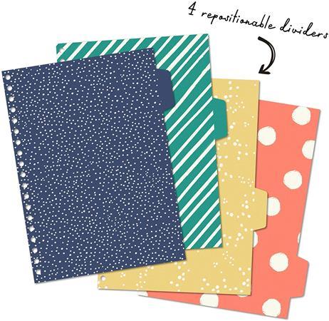 Špirálový zošit, B5, linajkový, 100 listov, PUKKA PAD "Floral Love Project Book", mix vzor 7