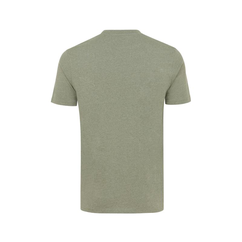 Nefarbené tričko IQONIQ Manuel z recykl. bavlny heather green XL 2