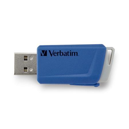 USB kľúč, 3 x 16GB, USB 3.2, 80/25MB/sec, VERBATIM "Store n Click", červená/modrá/žltá 7
