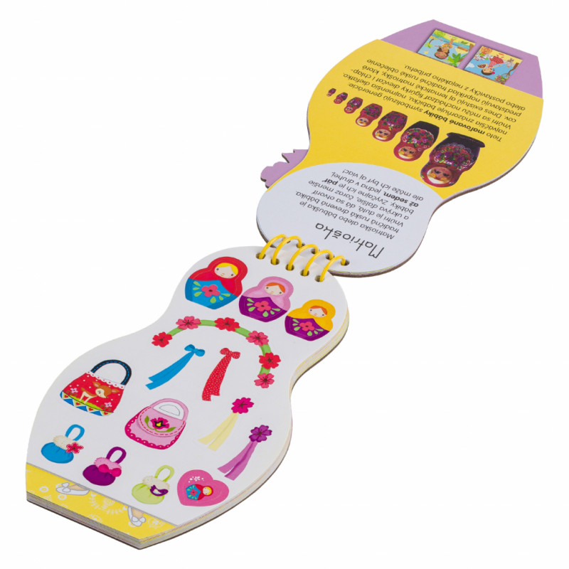 Obliekame ruské bábiky LENA – Maľovanky 1