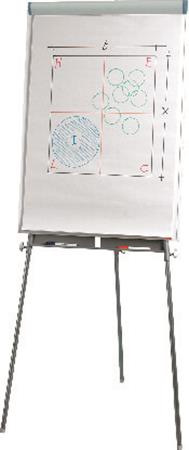 Flipchartová tabuľa, magnetická, 70x100 cm, ESSELTE "Standard" 1