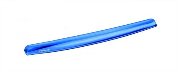 Opierka zápästia ku klávesnici, FELLOWES "Crystal™ Gel", modrá 1