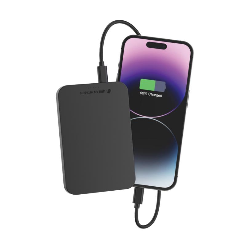 Powerbanka 5000mAh Urban Vitamin Richmond z RCS alu a plastu čierna 7
