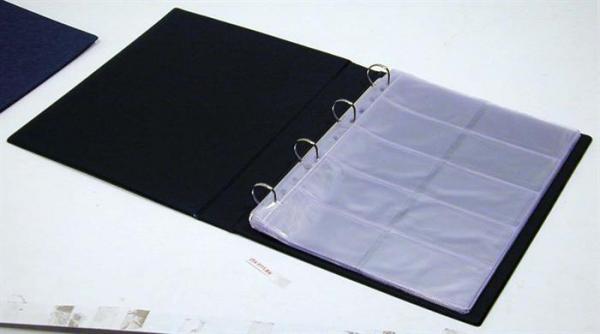 Náhradná vložka do krúžkového vizitkára s dierovaním, PANTA PLAST 1