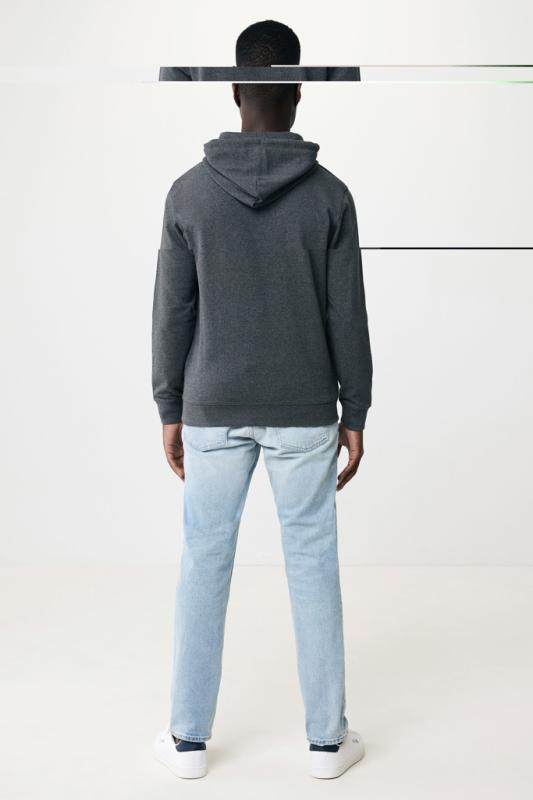 Nefarbená mikina s kapucňou IQONIQ Torres z recykl. bavlny heather anthracite XL 12