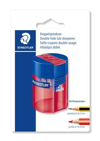 Strúhadlo, dvojdierové, STAEDTLER, mix farieb 5