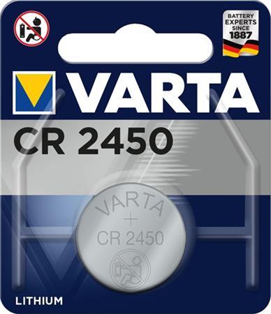 Gombíková batéria, CR2450, 1 ks, VARTA "Professional"