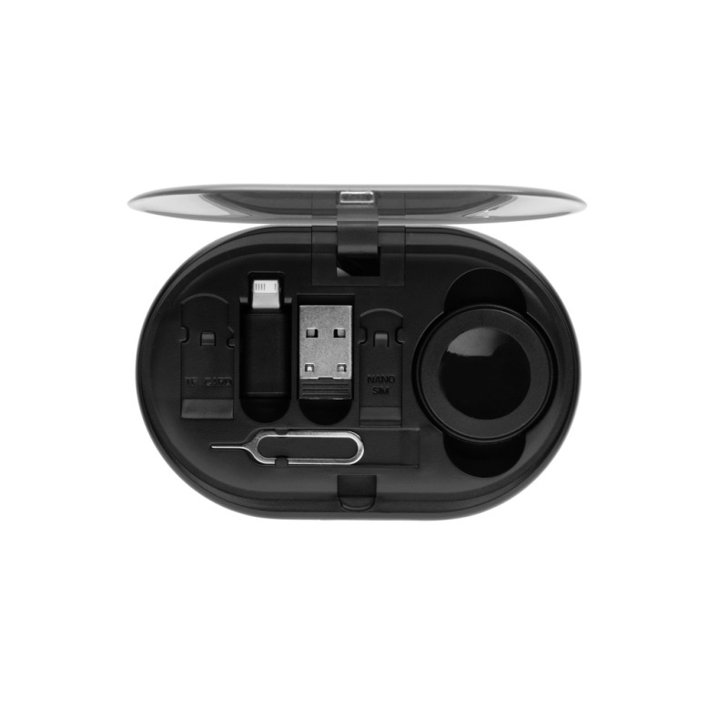 Chargevix RCS multifunkčná nabíjacia sada 60 W z rec. plastu čierna 7