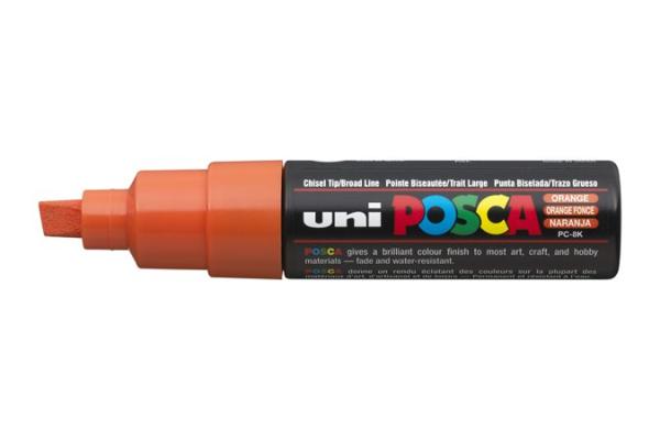 Dekoračný popisovač, 8 mm, UNI "Posca", oranžový 1