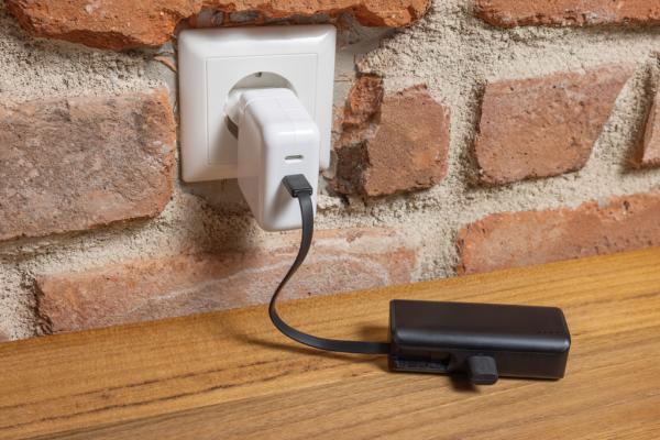 Powerbanka 3000mAh s USB C Powerlink z RCS recykl. plastu čierna 11